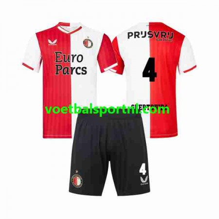 Feyenoord Rotterdam Lutsharel Geertruida 4 Kind Thuis Tenue 2023-24